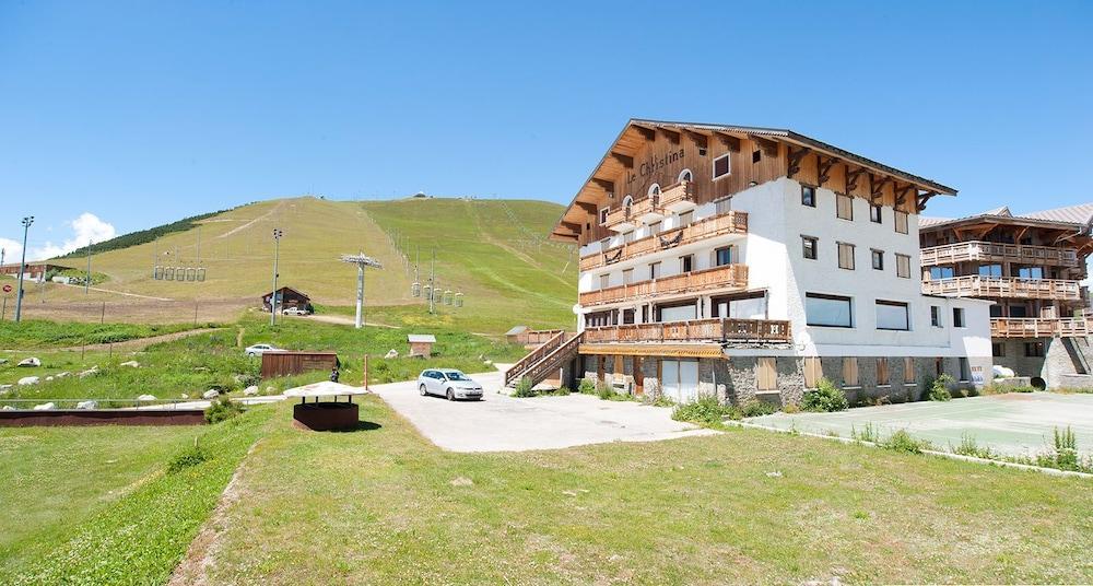 Madame Vacances Hotel Le Christina Alpe d'Huez Buitenkant foto